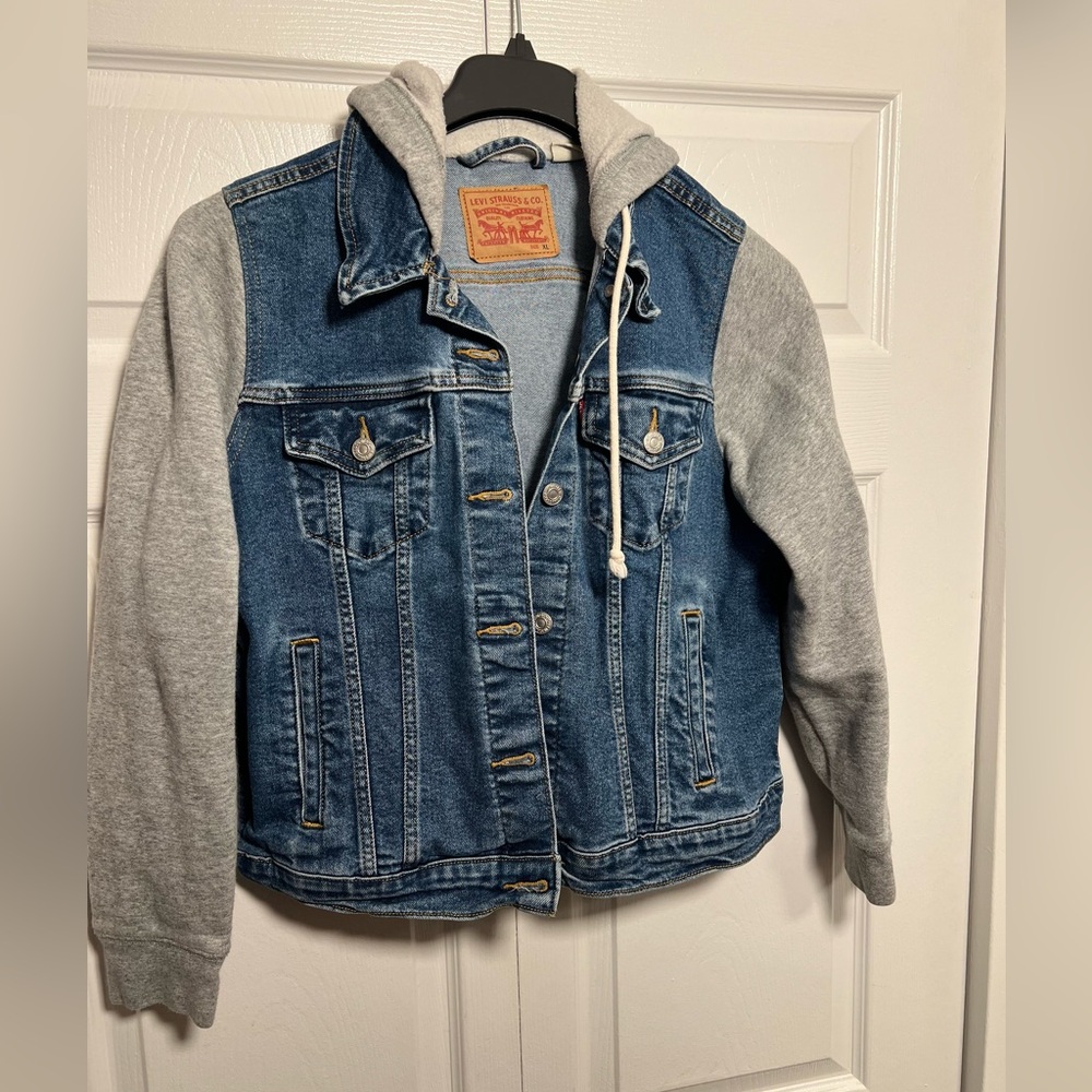 Denim and Gray Jacket